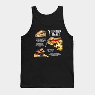 Horned Lizard Fun Facts Tank Top